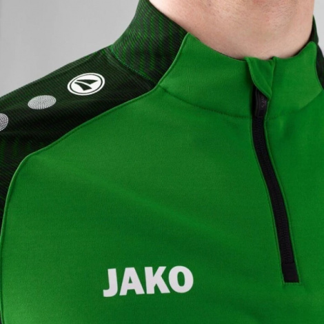 Реглан Jako Zip top PERFORMANCE зелено-чорний 8622-221