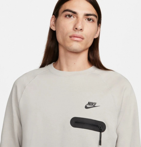 Світшот Nike M NK TECH LS TOP бежевий FD9880-012