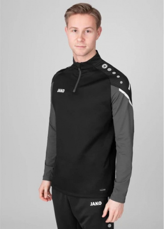 Реглан Jako Zip top PERFORMANCE чорно-сірий 8622-804