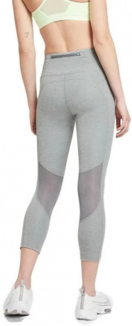 Лосины женские Nike DF FAST CROP серые CZ9238-084