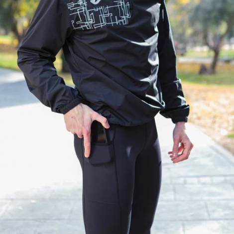 Легинсы мужские Joma ELITE VIII черные 101925.100