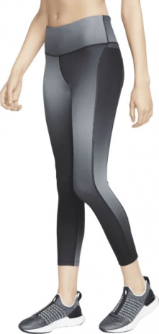 Лосіни жіночі Nike W NK DF FST MR 7/8 TGHT SNL NV чорні DX0950-010