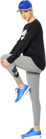 Лосіни жіночі Nike SPORTSWEAR ESSENTIAL LEGGINGS TIGHT FIT REGULAR сірі DB3903-063
