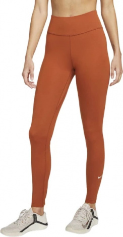 Лосіни жіночі Nike W NK ONE DF MR TGT оранжеві DD0252-246