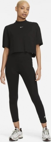 Лосіни жіночі Nike W NSW NK CLSC HR 7/8 TIGHT LBR чорні DV7789-010