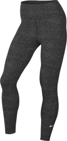 Лосіни жіночі Nike W NK ONE DF HR 7/8 TGHT AOP чорні DX0162-010