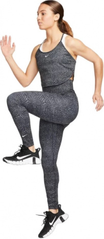Лосіни жіночі Nike W NK ONE DF HR 7/8 TGHT AOP чорні DX0162-010