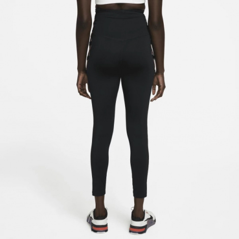 Лосіни жіночі Nike W NK ONE DF HR 7/8 TIGHT NVLTY чорні DX0006-010