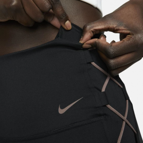 Лосіни жіночі Nike W NK ONE DF HR 7/8 TIGHT NVLTY чорні DX0006-010