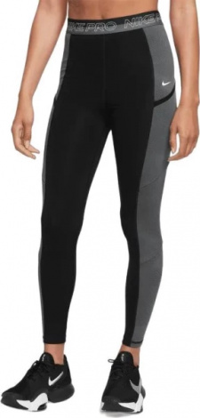 Лосини жіночі Nike W NP DF HR 7/8 TIGHT FEMME чорно-сірі DX0063-010