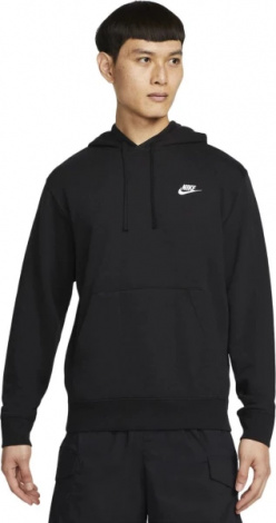Худі Nike M NSW CLUB HOODIE PO FT чорне CZ7857-010