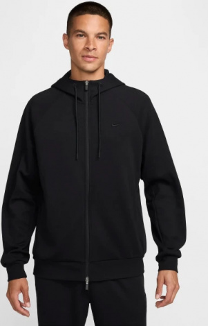 Толстовка Nike PRIMARY FLEECE DRI-FIT UV FULL-ZIP PERFORMANCE HOODIE чорна FZ0967-010