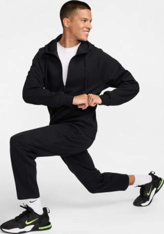 Толстовка Nike PRIMARY FLEECE DRI-FIT UV FULL-ZIP PERFORMANCE HOODIE чорна FZ0967-010