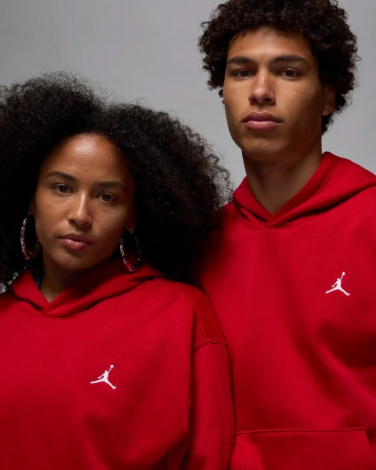 Худі Nike JORDAN BROOKLYN FLEECE PULLOVER HOODIE червоне FV7281-687