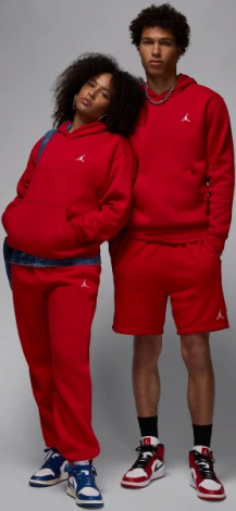 Худі Nike JORDAN BROOKLYN FLEECE PULLOVER HOODIE червоне FV7281-687