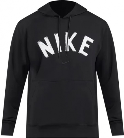 Худі Nike SWOOSH DRI-FIT FRENCH TERRY PULLOVER FITNESS HOODIE чорне FV9919-010