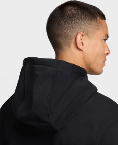 Худі Nike SWOOSH DRI-FIT FRENCH TERRY PULLOVER FITNESS HOODIE чорне FV9919-010
