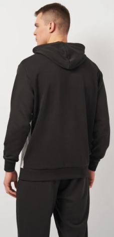 Худі Puma POWER COLORBLOCK HOODIE чорно-біло-сіре 67893101