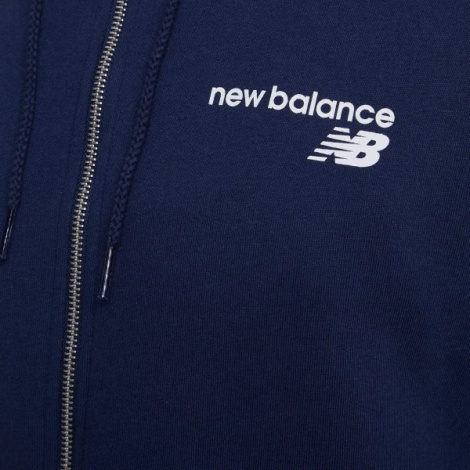 Толстовка New Balance CLASSIC CORE FZ синя MJ03907PGM