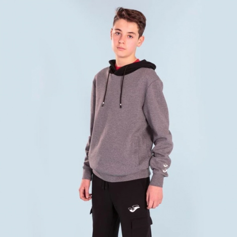 Реглан Joma BETA HOODIE MELANGE GREY BLACK