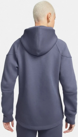 Толстовка жіноча Nike W TCH FLC WR FZ HDY темно-сіра FB8338-003
