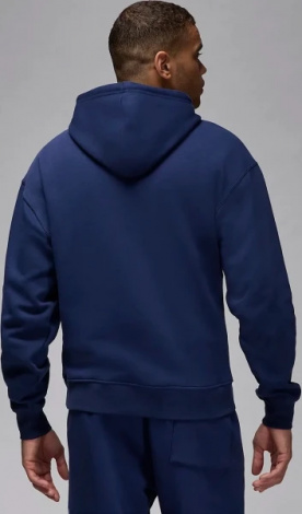 Толстовка Nike JORDAN MJ ESS FLC BASELINE HOODIE темно-синя FD7545-410