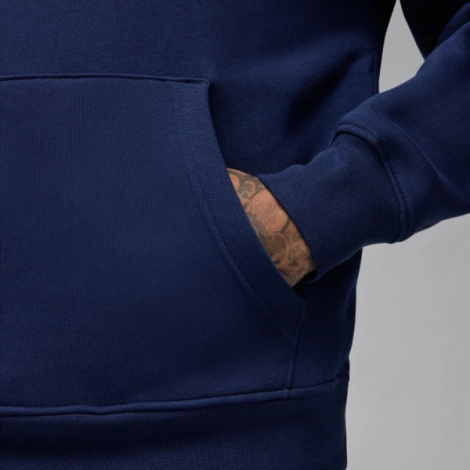 Толстовка Nike JORDAN MJ ESS FLC BASELINE HOODIE темно-синя FD7545-410