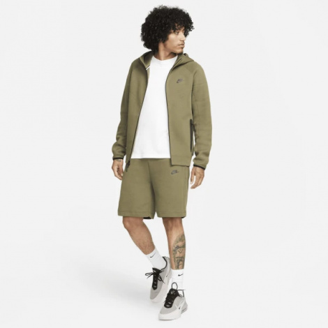 Толстовка Nike M NK TCH FLC FZ WR HOODIE оливкова FB7921-222