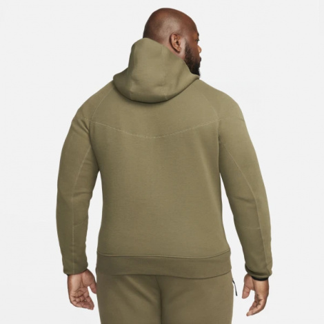 Толстовка Nike M NK TCH FLC FZ WR HOODIE оливкова FB7921-222
