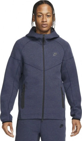 Толстовка Nike NK TCH FLC FZ WR HOODIE синя FB7921-473