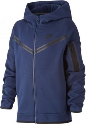 Детская толстовка Nike B NSW TCH FLC FZ
