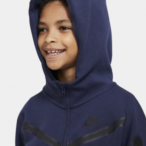 Детская толстовка Nike B NSW TCH FLC FZ