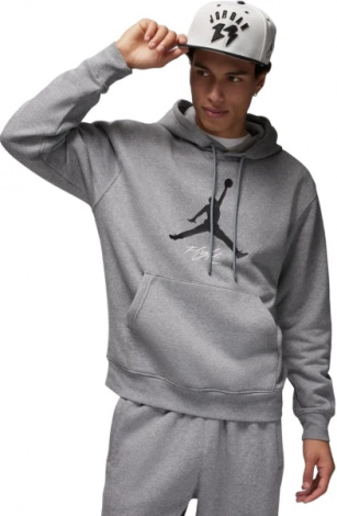 Толстовка Nike MJ ESS FLC BASELINE HOODIE сіра FD7545-091