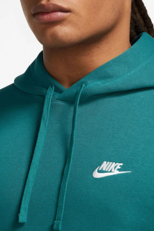 Толстовка Nike CLUB HOODIE PO BB бірюзова BV2654-381