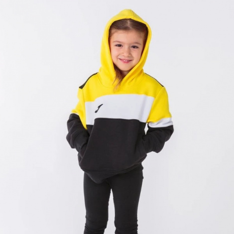 Толстовка з капюшоном Joma CREW IV чорно-жовта 101544.109