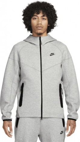 Толстовка Nike M NK TCH FLC FZ WR HOODIE сіра FB7921-063