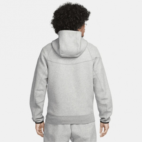 Толстовка Nike M NK TCH FLC FZ WR HOODIE сіра FB7921-063