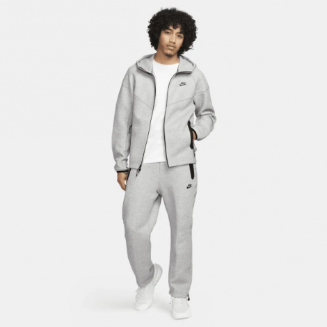 Толстовка Nike M NK TCH FLC FZ WR HOODIE сіра FB7921-063