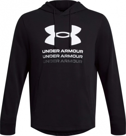 Худі Under Armour RIVAL TERRY GRAPHIC чорне 1386047-001