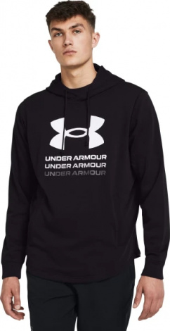Худі Under Armour RIVAL TERRY GRAPHIC чорне 1386047-001