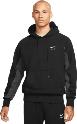 Худі Nike M NSW NIKE AIR FT PO HOODIE чорне DQ4207-011