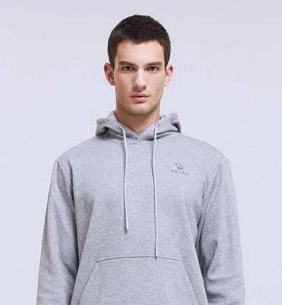 Худи Kelme с капюшоном серое 8161TT1004.9221