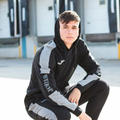 Толстовка Joma STREET чорно-сіра 102238.111