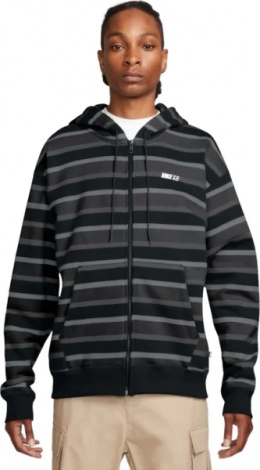 Толстовка Nike SB FULL-ZIP FLEECE SKATE HOODIE чорно-сіра FN2512-065