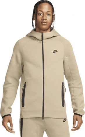 Толстовка Nike M NK TCH FLC FZ WR HOODIE бежева FB7921-247