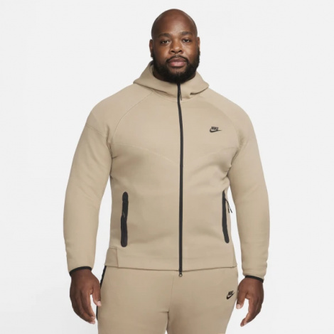 Толстовка Nike M NK TCH FLC FZ WR HOODIE бежева FB7921-247