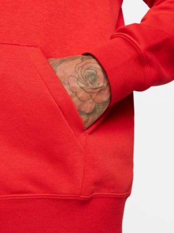 Толстовка жіноча Nike CLUB HOODIE STD червона DQ5471-657