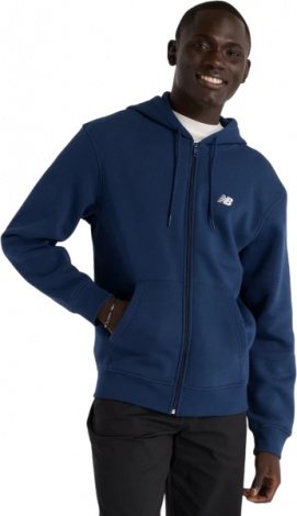 Толстовка New Balance SPORT CORE FULL ZIP темно-синя MJ43902NNY
