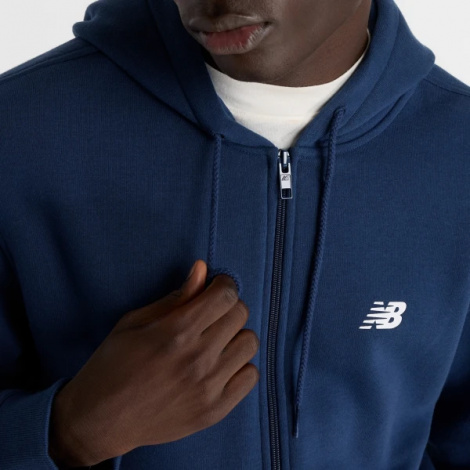 Толстовка New Balance SPORT CORE FULL ZIP темно-синя MJ43902NNY