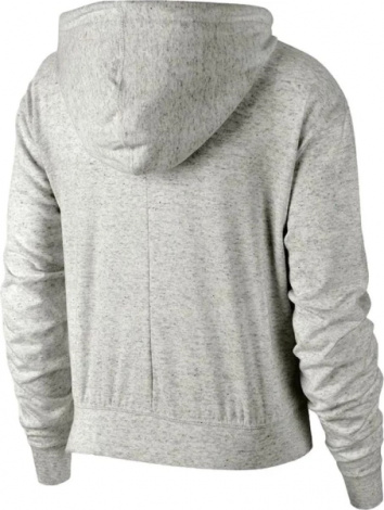 Толстовка жіноча Nike W NSW GYM VNTG HOODIE FZ сіра CJ1694-063